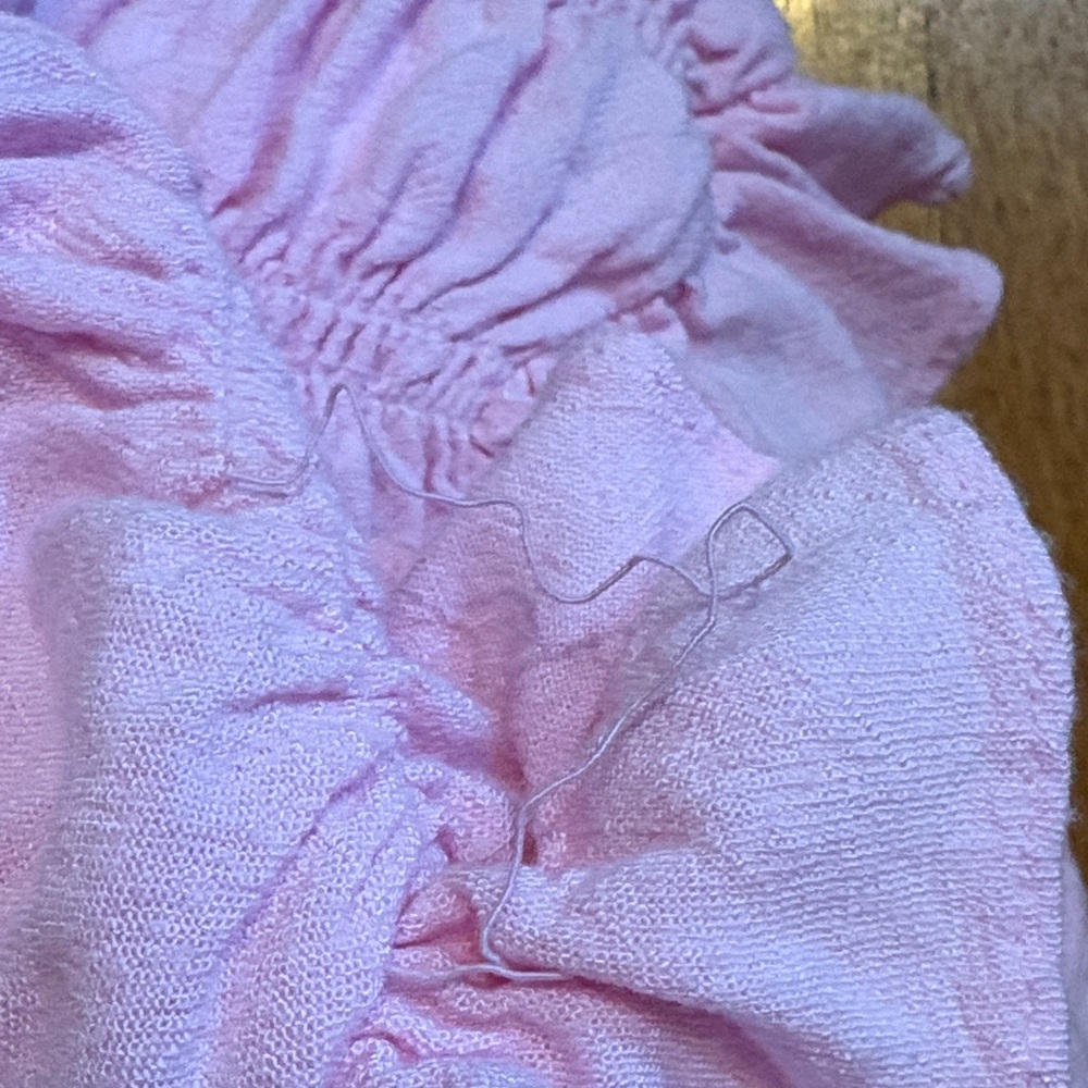 Hayden Light Pink Ruffled Blouse🩵 - Picture 6 of 6